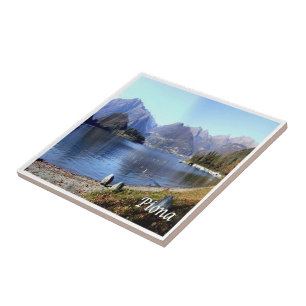 Azulejo De Cerâmica GAL096 PIONA, Lago Como, Itália,