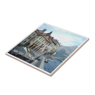 Azulejo De Cerâmica GAL106 SAN SIRO, REZZANICO, Lago Como,