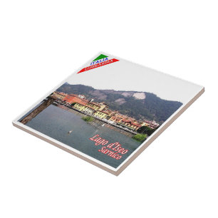 Azulejo De Cerâmica GAL107 SARNICO, lago Iseo, Itália, frigideira