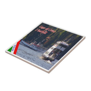 Azulejo De Cerâmica GAL118 LAKE COMO, Boats, Itália