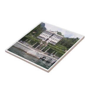 Azulejo De Cerâmica GAL128 TREMEZZO, Lago Como, Itália,