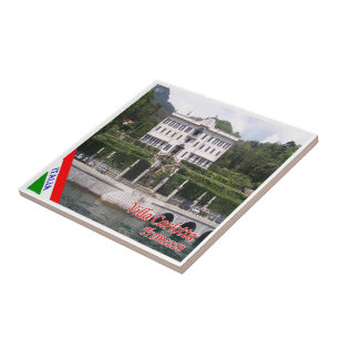 Azulejo De Cerâmica GAL129 TREMEZZO, Lago Como, Itália,