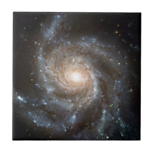 Azulejo De Cerâmica galáxia do Rodamoinho telescópio Hubble foto Espaç