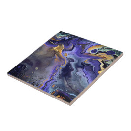 Azulejo De Cerâmica Galáxia líquida 1