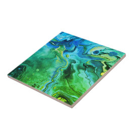 Azulejo De Cerâmica Galáxia líquida 5