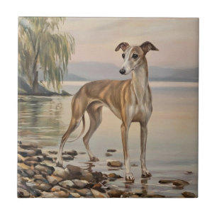 Azulejo De Cerâmica Galgo Italiano