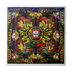 Azulejo De Cerâmica Galo de Barcelona, Portugal