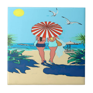 Azulejo De Cerâmica Galões na praia