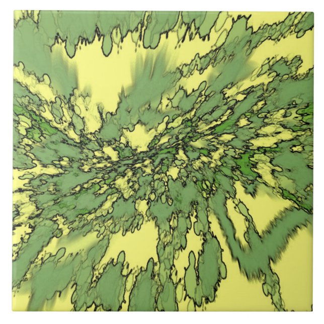 Azulejo De Cerâmica Gamma Burst (Frente)