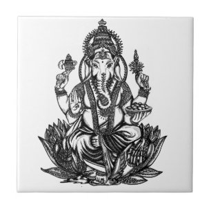 Azulejo De Cerâmica Ganesh