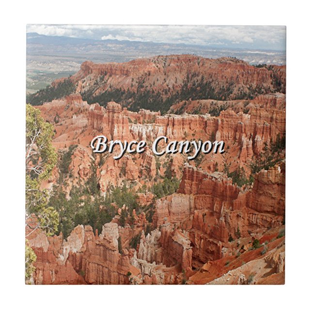 Azulejo De Cerâmica Garganta de Bryce, Utá 20 (subtítulo) (Frente)