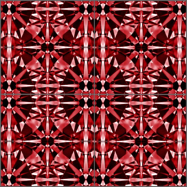 Azulejo De Cerâmica Garnet Gemstone (Criador carregado)