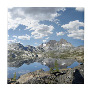 Azulejo De Cerâmica Garnet Lake e Banner Peak - John Muir Trail