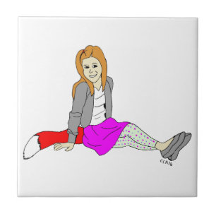 Azulejo De Cerâmica garota