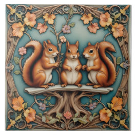 Azulejo De Cerâmica Gathering on the Willow Bough