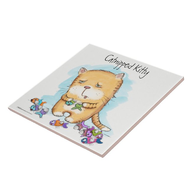 Azulejo De Cerâmica Gatinho (Lateral)