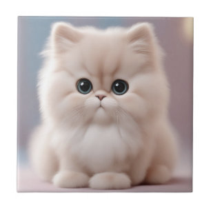 Azulejo De Cerâmica Gatinho Playten De Gato Persa