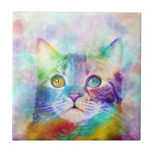 Azulejo De Cerâmica gato 663 multicolor