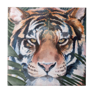 Azulejo De Cerâmica Gato da Selva - Tigre