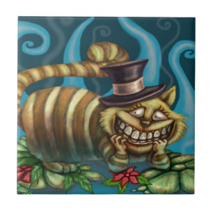Azulejo De Cerâmica Gato de Cheshire
