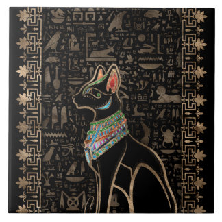 Azulejo De Cerâmica Gato Egípcio - Bastet