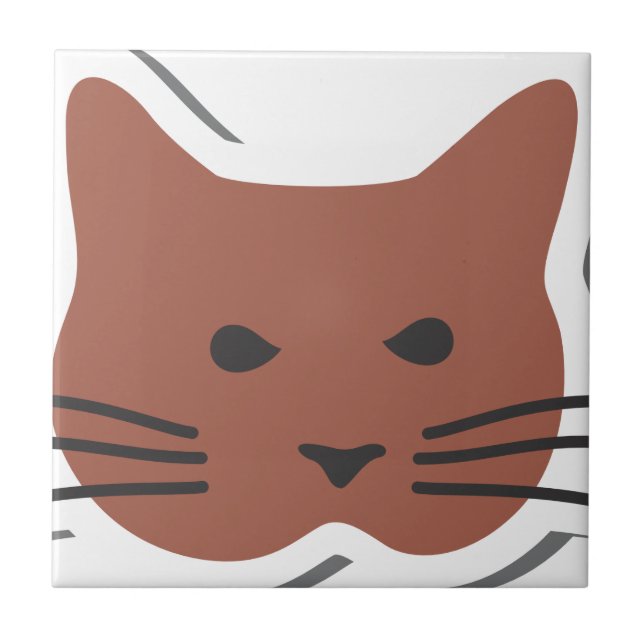 Azulejo De Cerâmica Gato Gato 2 (Frente)