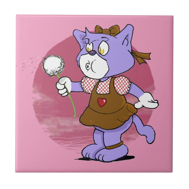 Azulejo De Cerâmica Gatos Boomi (Frente)
