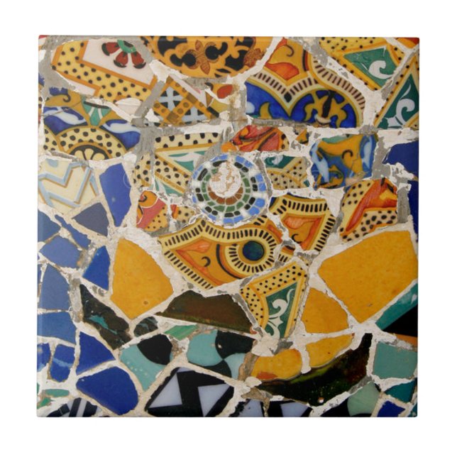Azulejo De Cerâmica Gaudi (Frente)