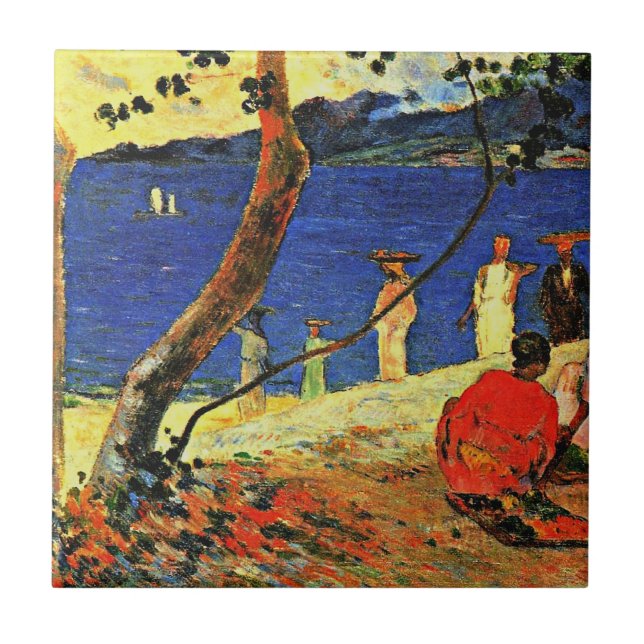 Azulejo De Cerâmica Gauguin - A costa (Frente)