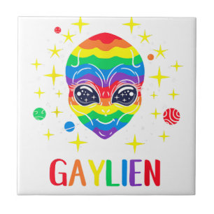Azulejo De Cerâmica Gaylien Orgulho gay
