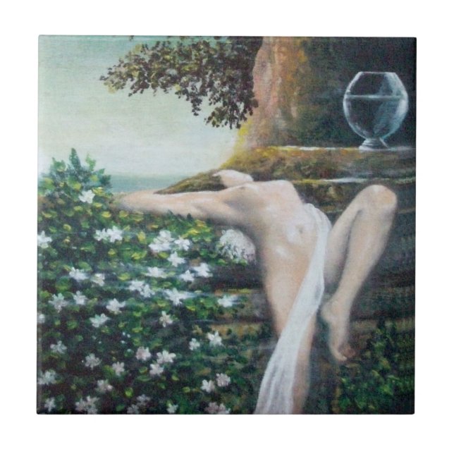 AZULEJO DE CERÂMICA  GEA, MIRTLE E ÁGUA (Frente)