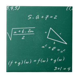Azulejo De Cerâmica geek de álgebra professor de matemática