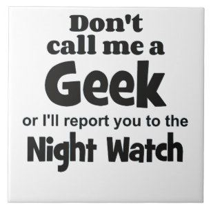 Azulejo De Cerâmica Geek Night Watch bf