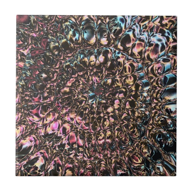 Azulejo De Cerâmica Gemstone Spiral (Frente)