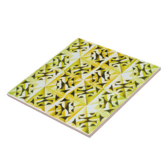 Azulejo De Cerâmica Geometria Oculta da Natureza Abstrato Geométrico