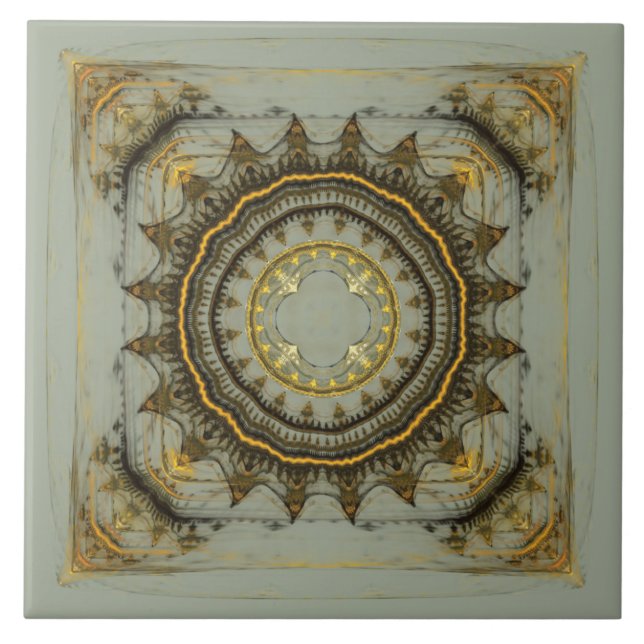 Azulejo De Cerâmica Geometria Sagrada (Frente)