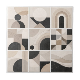 Azulejo De Cerâmica Geometric Abstract Harmony – Modern Ceramic Tile