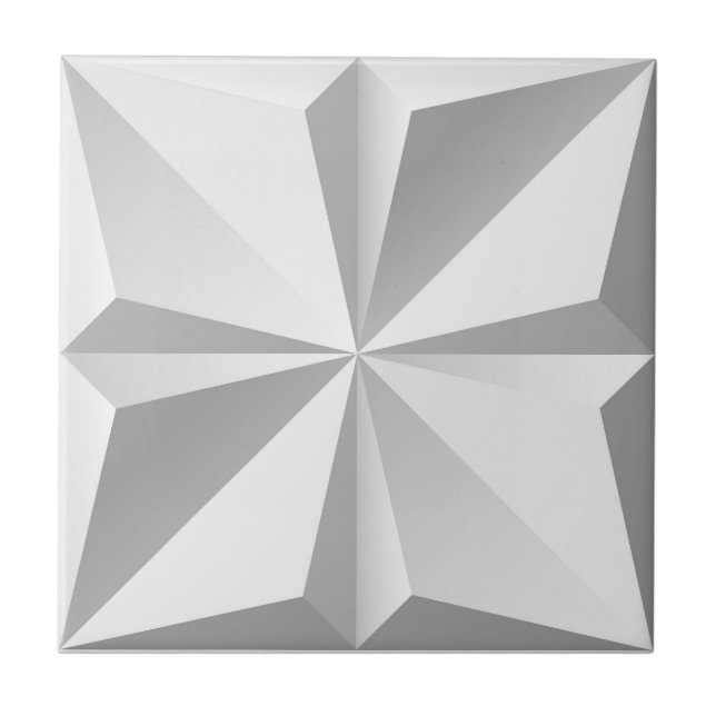 Azulejo De Cerâmica Geométrico (Frente)