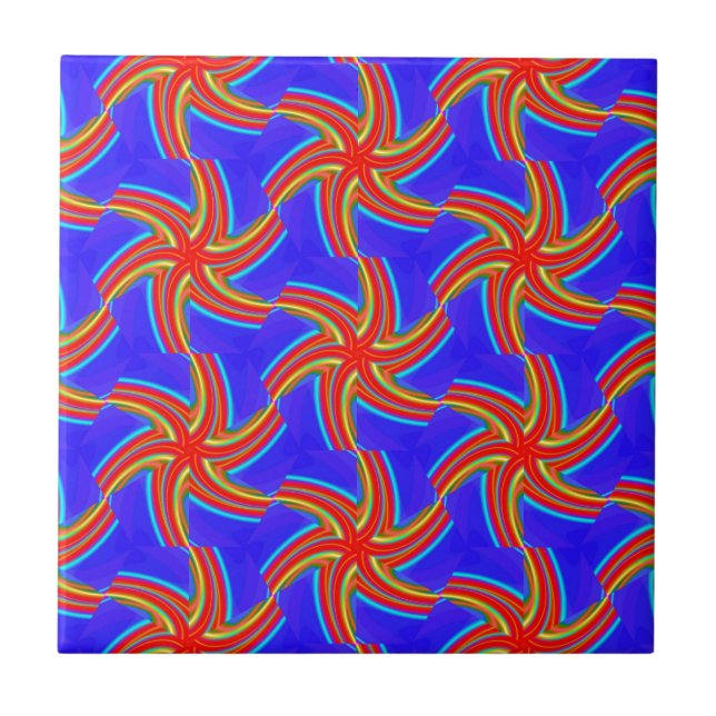 Azulejo De Cerâmica Geométrico 160614 (04) (Frente)