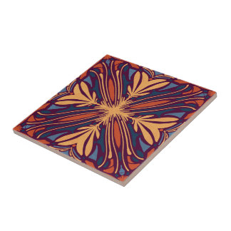 Azulejo De Cerâmica Geométrico Abstrato