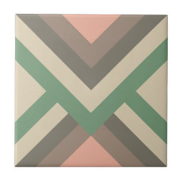 Azulejo De Cerâmica Geométrico Chic Moderno Cores Pastel