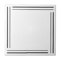 Geométrico Minimalista Preto e Branco Moderno