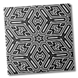 Azulejo De Cerâmica Geométrico Moderno Branco Na moda preto