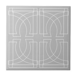 Azulejo De Cerâmica Geométrico Moderno Cinza Branco Urbano