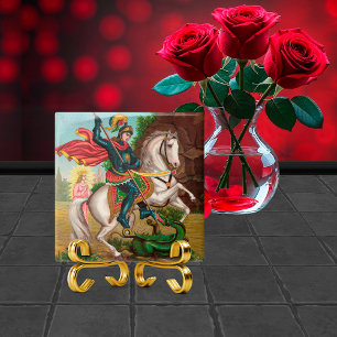 Azulejo De Cerâmica George Resgate a Princesa
