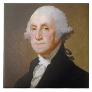 Azulejo De Cerâmica George Washington, c.1821 (óleo em canvas)
