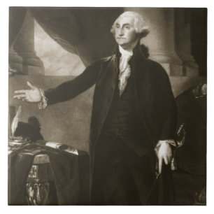 Azulejo De Cerâmica George Washington, ø presidente do Sta unido