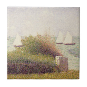 Azulejo De Cerâmica Georges Pierre Seurat La Rade de Grandcamp