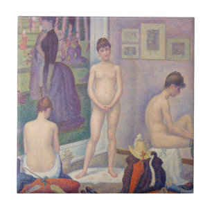 Azulejo De Cerâmica Georges Seurat - As Modelos