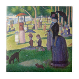Azulejo De Cerâmica Georges Seurat - Domingo em La Grande Jatte